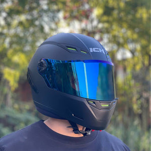 Combo Casco ICH 501 Certificado Visor Transparente+Visor Color de Obsequio