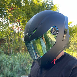 Combo Casco ICH 501 Certificado Visor Transparente+Visor Color de Obsequio